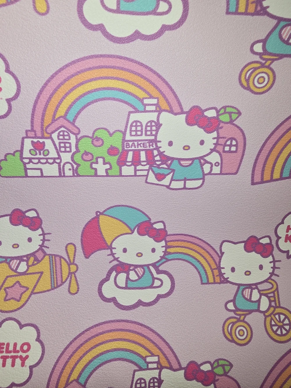 Hello Kitty Pink 💕 Rainbow Makeup Bag, Brand New with Tags